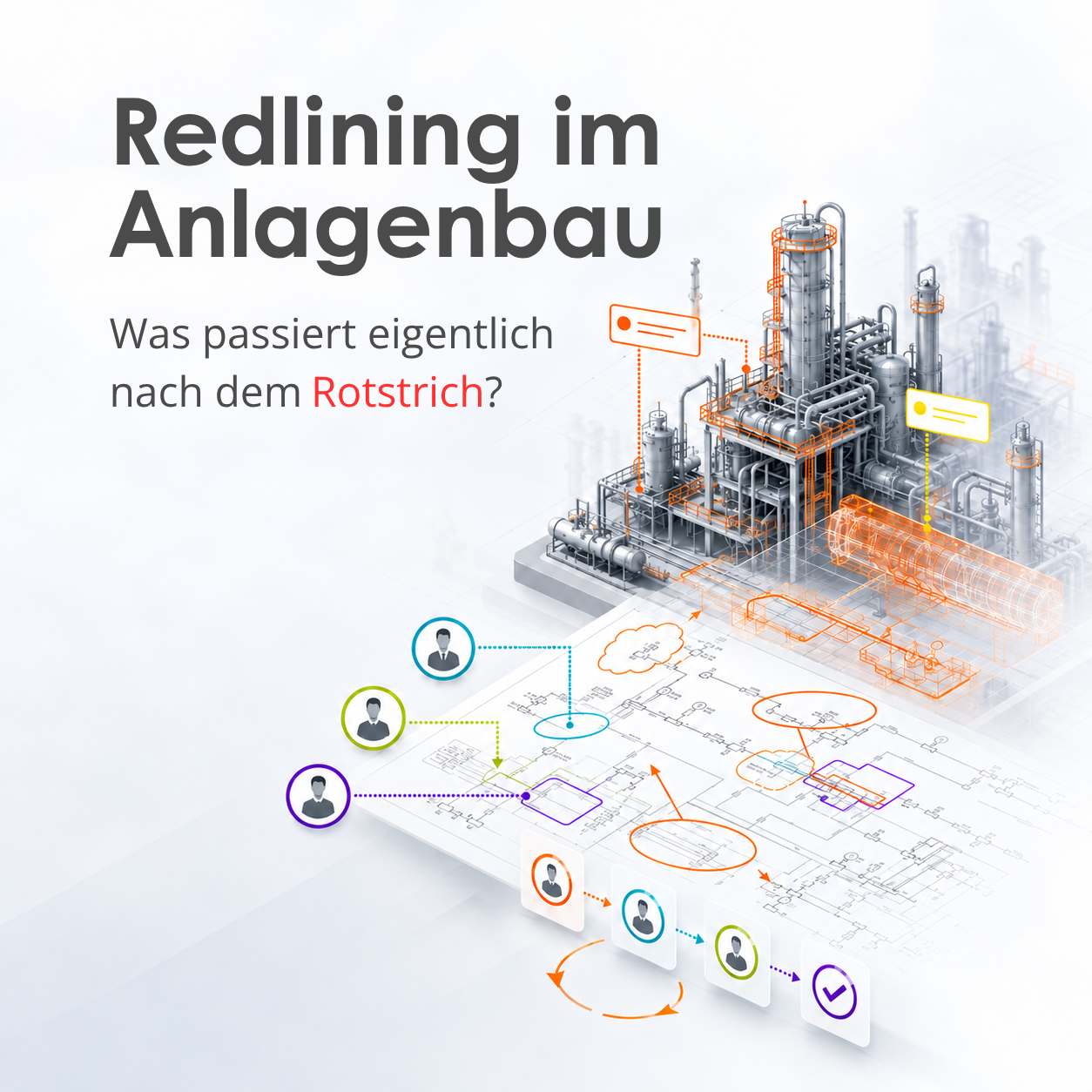 Redlining in plant engineering